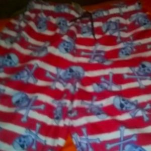 Skull/bones swim trunks for boys sz XXL(18).